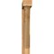 Ekena Millwork Traditional Block Rough Sawn Bracket w/ Offset Brace, Western Red Cedar, 6"W x 38"D x 38"H BKT0604X38X38TRA05RWR - alternate 3